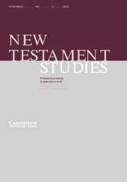 New Testament Studies Volume 49 - Issue 2 -