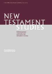 New Testament Studies Volume 49 - Issue 3 -