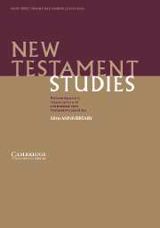 New Testament Studies Volume 50 - Issue 3 -