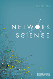 Network Science Volume 3 - Issue 4 -