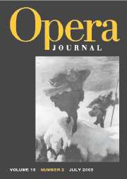 Cambridge Opera Journal Volume 15 - Issue 2 -
