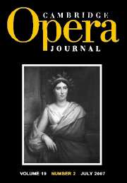 Cambridge Opera Journal Volume 19 - Issue 2 -