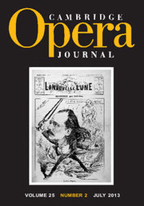 Cambridge Opera Journal Volume 25 - Issue 2 -