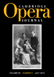 Cambridge Opera Journal Volume 26 - Issue 2 -