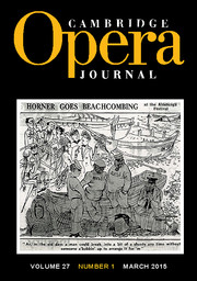 Cambridge Opera Journal Volume 27 - Issue 1 -