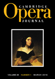 Cambridge Opera Journal Volume 28 - Issue 1 -