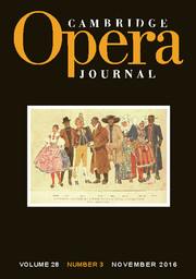 Cambridge Opera Journal Volume 28 - Issue 3 -