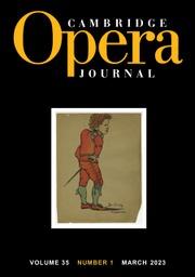 Cambridge Opera Journal Volume 35 - Issue 1 -