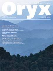 Oryx Volume 40 - Issue 1 -