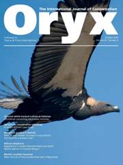 Oryx Volume 40 - Issue 4 -