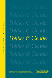 Politics & Gender Volume 10 - Issue 2 -