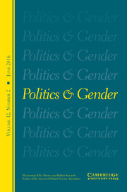 Politics & Gender Volume 12 - Issue 2 -