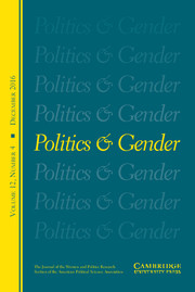 Politics & Gender Volume 12 - Issue 4 -