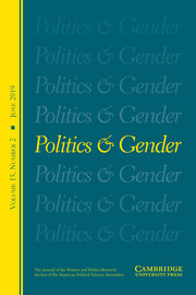 Politics & Gender Volume 15 - Issue 2 -