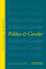 Politics & Gender Volume 16 - Special Issue1 -  Special Symposium on Women's Parties