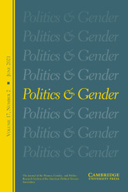 Politics & Gender Volume 17 - Issue 2 -
