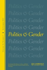 Politics & Gender Volume 18 - Issue 3 -