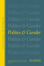 Politics & Gender Volume 18 - Issue 4 -