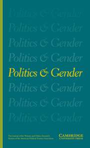 Politics & Gender Volume 3 - Issue 4 -