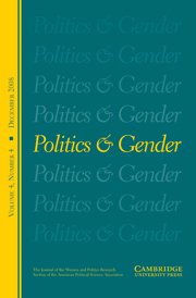 Politics & Gender Volume 4 - Issue 4 -