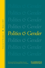 Politics & Gender Volume 9 - Issue 1 -