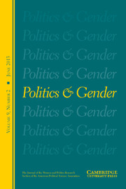 Politics & Gender Volume 9 - Issue 2 -