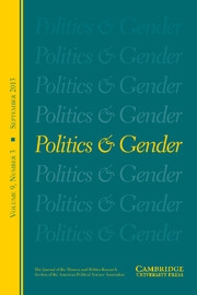 Politics & Gender Volume 9 - Issue 3 -