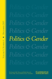 Politics & Gender Volume 9 - Issue 4 -