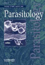 Parasitology Volume 127 - Issue 2 -