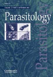 Parasitology Volume 127 - Issue 3 -