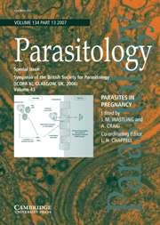 Parasitology Volume 134 - Issue 13 -  PARASITES IN PREGNANCY