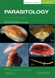 Parasitology Volume 135 - Issue 14 -