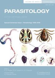 Parasitology Volume 136 - Issue 12 -  Special Centenary Issue – Parasitology 1908–2008