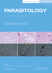 Parasitology Volume 137 - Issue 10 -