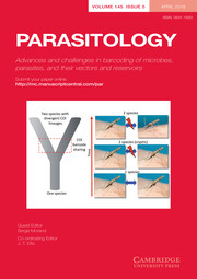 Parasitology Volume 145 - Special Issue5 -  Advances and challenges in barcoding of microbes, parasites, and their vectors and reservoirs