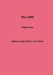 PSA: Proceedings of the Biennial Meeting of the Philosophy of Science Association Volume 1990 - Issue 1 -  Volume One: Contributed Papers 1990