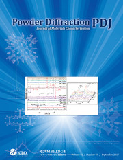 Powder Diffraction Volume 32 - Issue 3 -