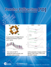 Powder Diffraction Volume 33 - Issue 4 -