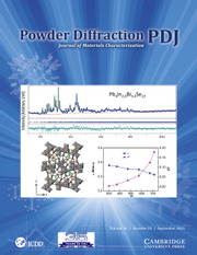 Powder Diffraction: Volume 36 - Issue 3 | Cambridge Core