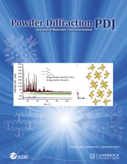 Powder Diffraction Volume 38 - Issue 3 -
