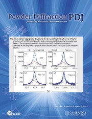 Powder Diffraction Volume 39 - Issue 3 -