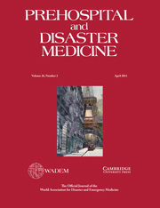 Prehospital and Disaster Medicine Volume 26 - Issue 2 -