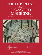 Prehospital and Disaster Medicine Volume 32 - Issue 5 -