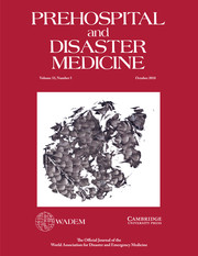 Prehospital and Disaster Medicine Volume 33 - Issue 5 -