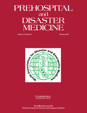 Prehospital and Disaster Medicine Volume 36 - Issue 1 -
