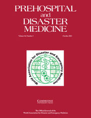 Prehospital and Disaster Medicine Volume 36 - Issue 5 -