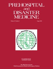 Prehospital and Disaster Medicine Volume 37 - Issue 4 -