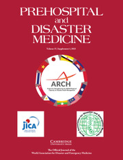 Prehospital and Disaster Medicine Volume 37 - Issue S1 -