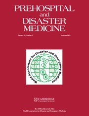 Latest issue | Prehospital and Disaster Medicine | Cambridge Core