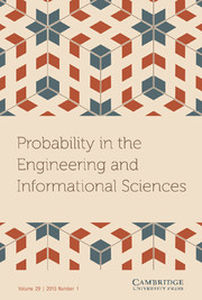 Probability in the Engineering and Informational Sciences Volume 29 - Issue 1 -